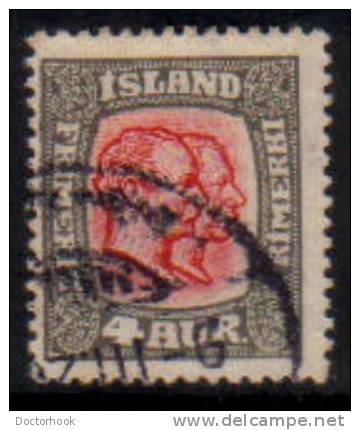 ICELAND   Scott #  73  F-VF USED - Gebraucht