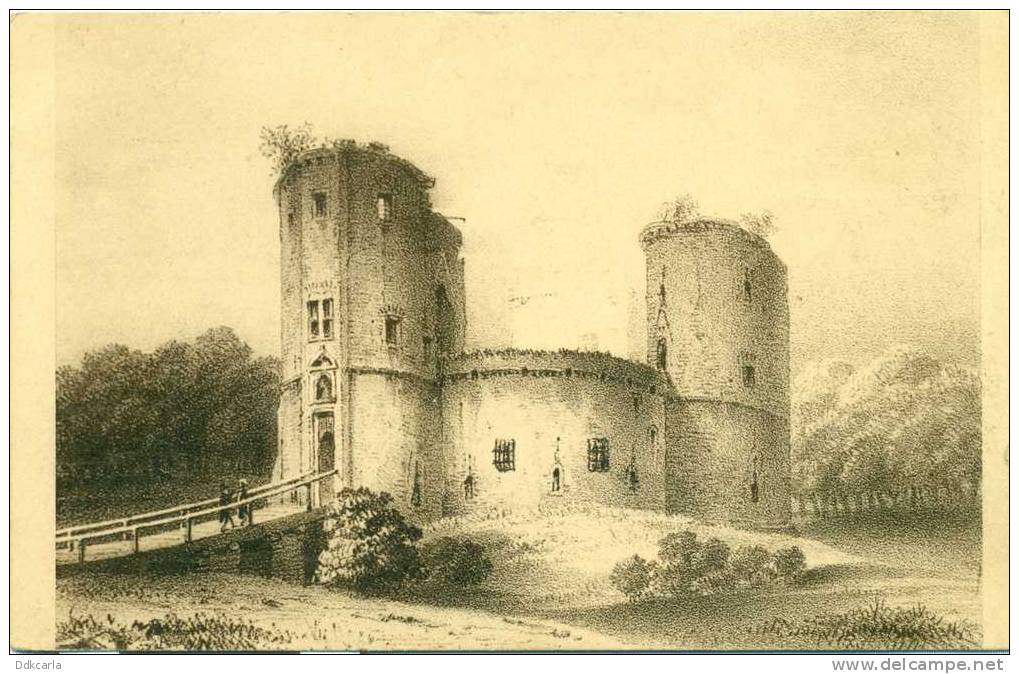 Le Château De Beersel En Vers 1840 - Beersel