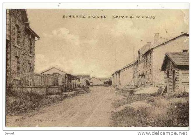 51  -  St-HILAIRE-le-GRAND. -  Chemin De Sommepy. - Autres & Non Classés