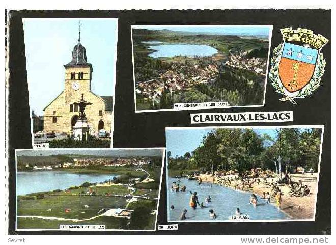 39  -  CLAIRVAUX Les LACS  - Souvenir De.....CPM - Clairvaux Les Lacs