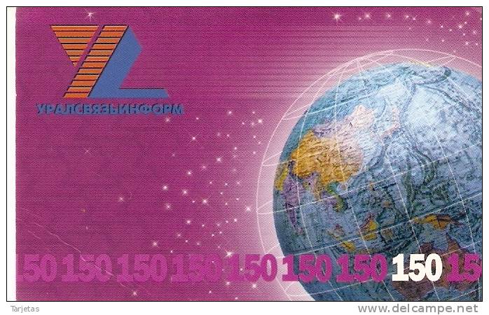 TARJETA DE RUSIA DEL PLANETA TIERRA (PLANET) - Sterrenkunde