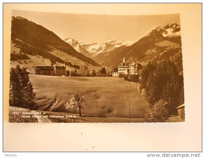 Suisse -Gstaad - Hotel Alpina    - Cca 1950's  VF  D57048 - Gstaad