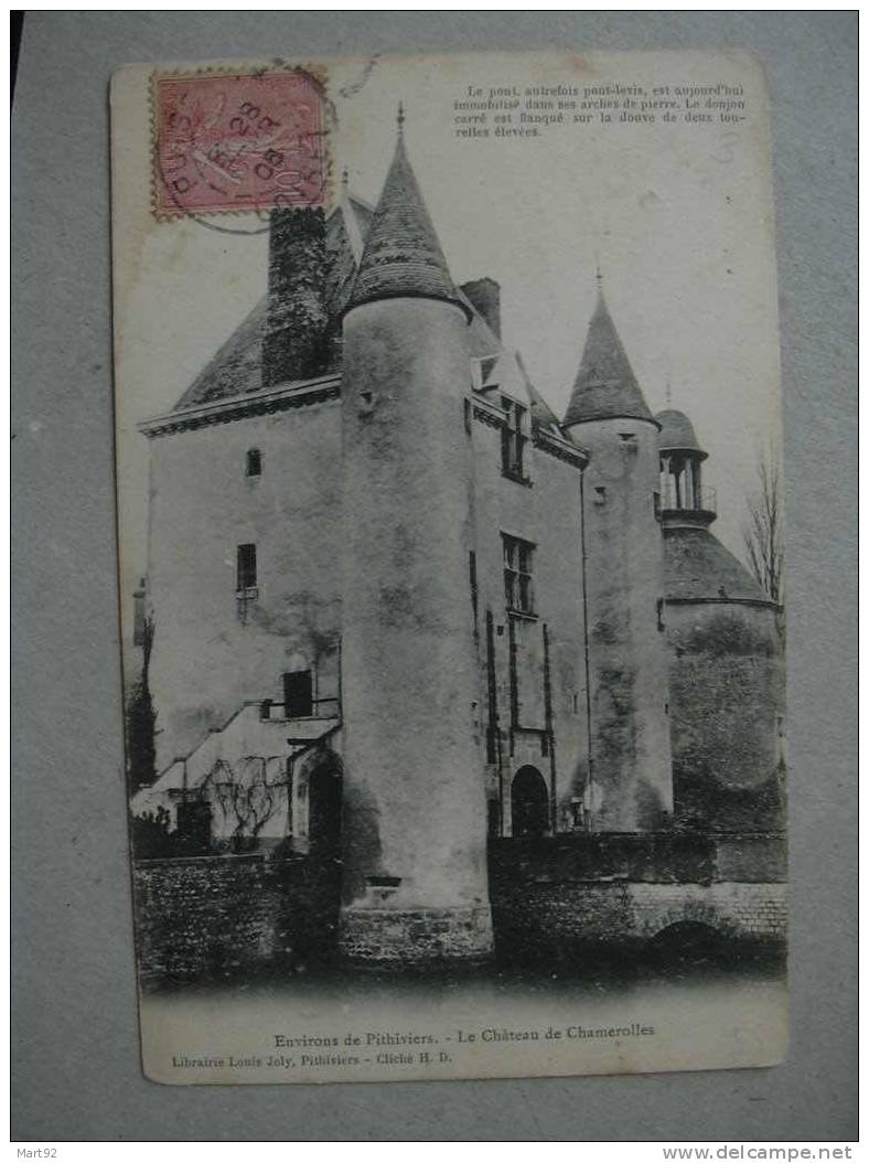 45 ENV PITHIVIERS CHATEAU DE CHAMEROLLES - Pithiviers