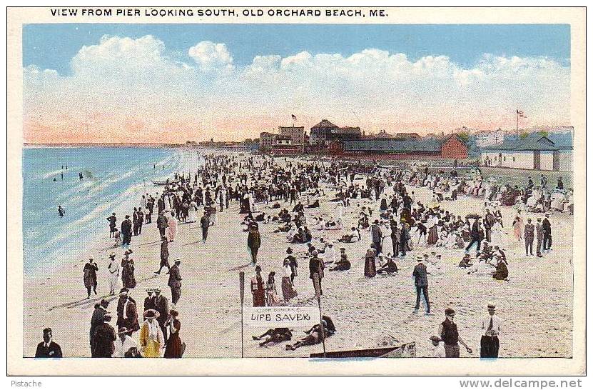 Old Orchard Beach - Maine - Early 1900s - Unused - Animated - Other & Unclassified