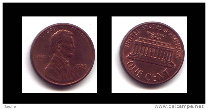 CENT 1989 - 1959-…: Lincoln, Memorial Reverse