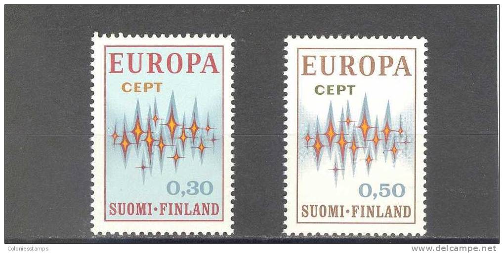 (S0875) FINLAND, 1972 (Europa Issue). Complete Set. Mi ## 700-701. MNH** - Unused Stamps