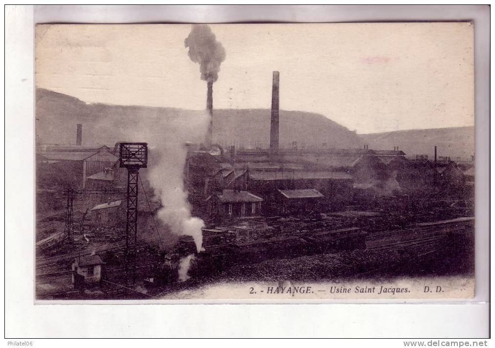 HAYANGE (MOSELLE)   USINE ST JACQUES - Hayange