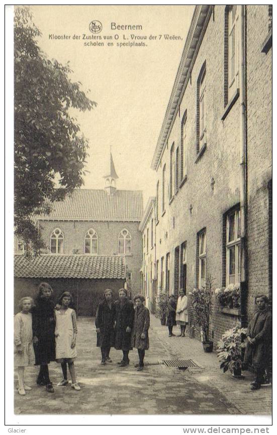 BEERNEM - Klooster Der Zusters Van OLV Der 7 Weëen School En Speelplaats - N° 6 Uitg. M. De Prest-Martens - Beernem