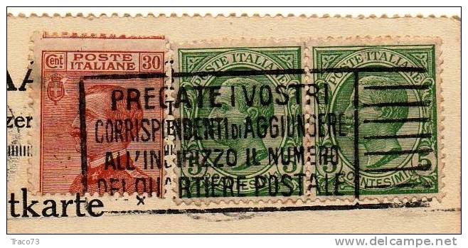 ZURIGO (INVIO PA)  09.05.1925 - Card Cartolina " Ditta  ENRICO MAAG "   Cent. 5x 2 +30 - Publicity