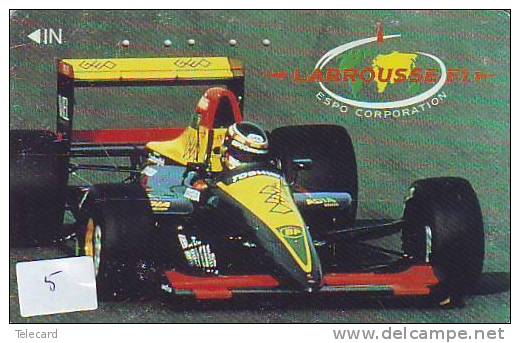 Télécarte Japon BP (5) Phonecard JAPAN * VOITURE * Auto CAR * PETROL * OIL *  LARROUSSE * F1 - Petróleo