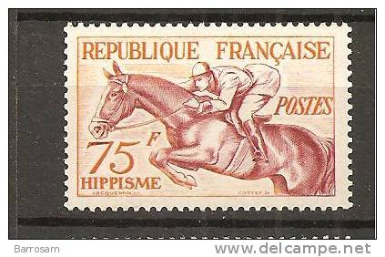 France1953:Yvert 965mnh** Equestrian - Summer 1952: Helsinki