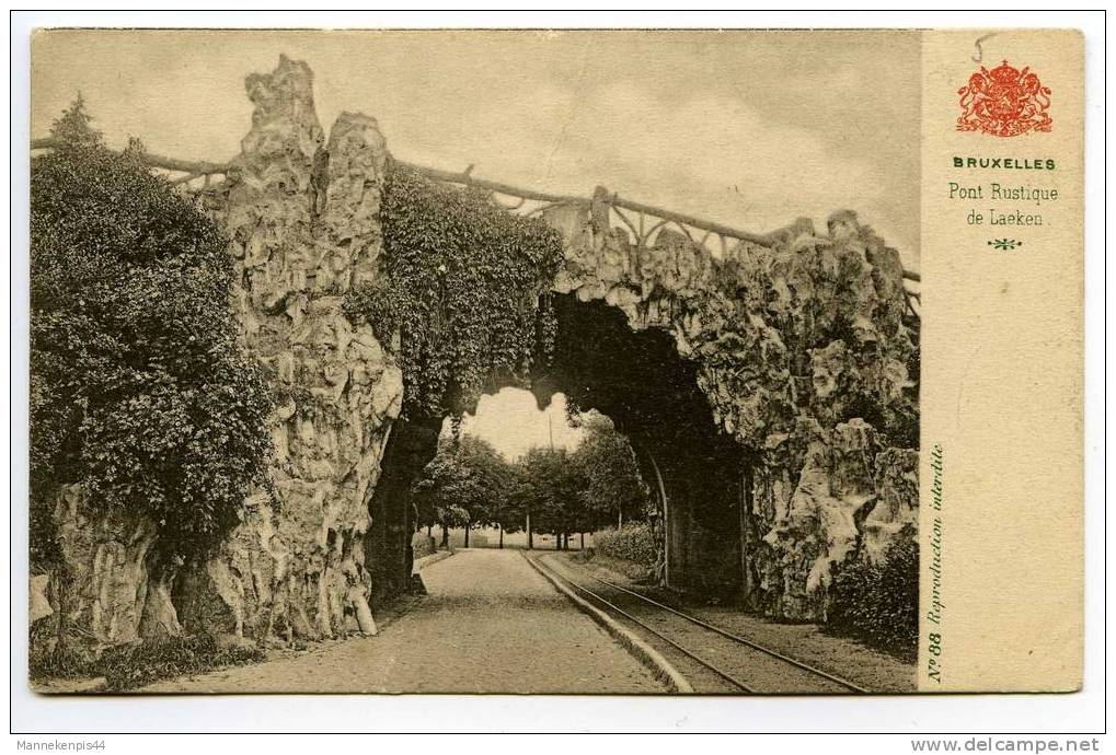 Brussel - Bruxelles - Pont Rustique De Laeken - Ed. Grand Bazar Anspach N° 88 - Laeken