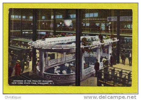 Interior Of The Poultry Building, NY State Fair, Syracuse, NY. 1915 - Syracuse