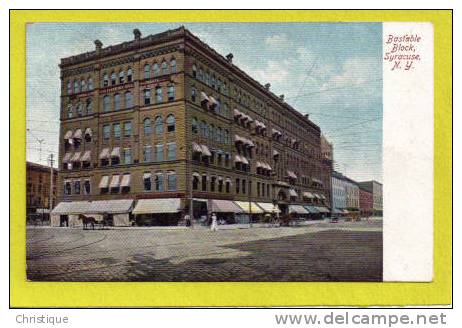 Bastable Block, Syracuse, NY.  1900s - Syracuse