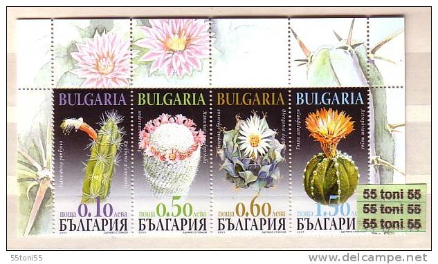 Bulgaria / Bulgarie 2009  Cactusses  4v. -  MNH - Cactusses