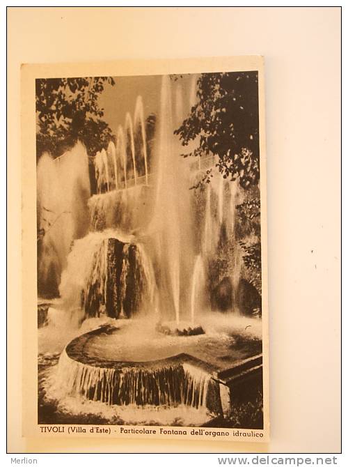 Italia - Lazio -Tivoli Villa D'Este  -Fontana    Cca 1920's  VF  D57137 - Tivoli