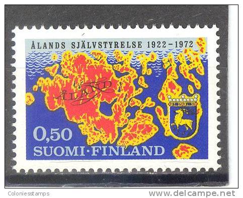 (SA0433) FINLAND, 1972 (50th Anniversary Of 1st Provincial Meeting Of Aland). Mi # 704. MNH** Stamp - Ungebraucht