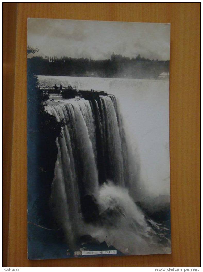 Lot 2 Real Photo Vraie Photo PC CPA Horseshoe Falls Chutes C 1910 - Niagarafälle