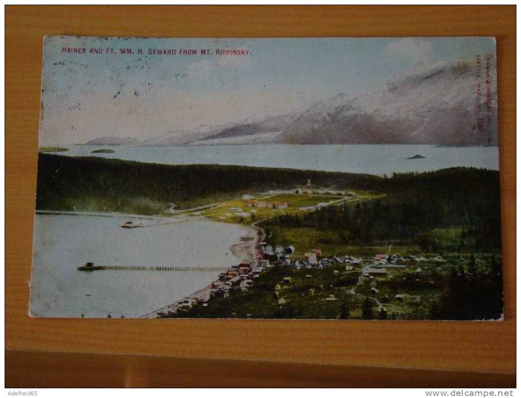 Haines, AK And Fort William H. Seward From Mount Rippinsky 1910 Lowman & Hanford Publ - Other & Unclassified