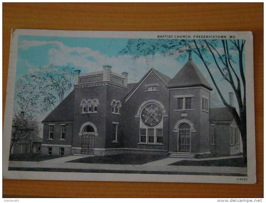 Baptist Church Fredericktown, MO 1929 To Norwood OH - Altri & Non Classificati