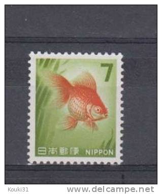 Japon YT 837 * : Poisson Rouge - Unused Stamps