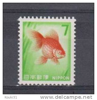 Japon YT 837 * : Poisson Rouge - Unused Stamps