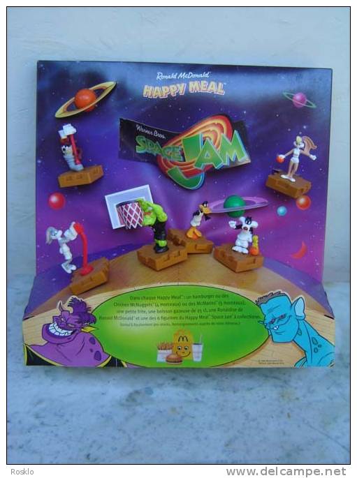 MAC DONALD / SPACE JAM  1996 / PRESENTOIRE HAPPY MEAL   / 50CMX50CM / PARFAIT ETAT - McDonald's