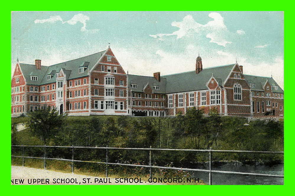 CONCORD, NH -  NEW UPPER SCHOOL - ST. PAUL SCHOOL - THE HUGH C.LEIGHTON CO - - Concord