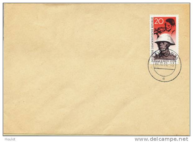 DDR Mi. N° 662 Briefmarke Zum 40. Jahrestag Der November-Revolution In Deutschland, Arbeiter Mit Gewehr, Soldat - Storia Postale