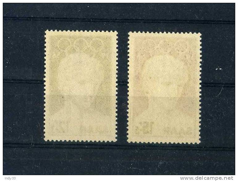 - SARRE .  TIMBRES SUR LES J.O. DE 1956 . - Summer 1956: Melbourne