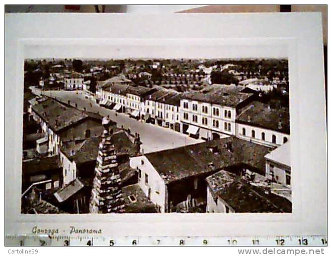 GONZAGA PANORAMA PAESE MANTOVA  N1940? CC5479 - Mantova