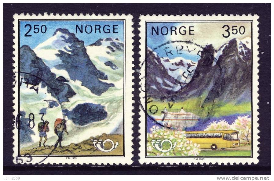 Norwegen / Norway 1983 : Mi.nr. 881-882 * - NORDEN - Gebraucht