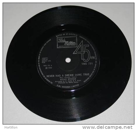 Stevie WONDER Never Had A Dream Come True 7" 45 SP Vinyle UK - Soul - R&B