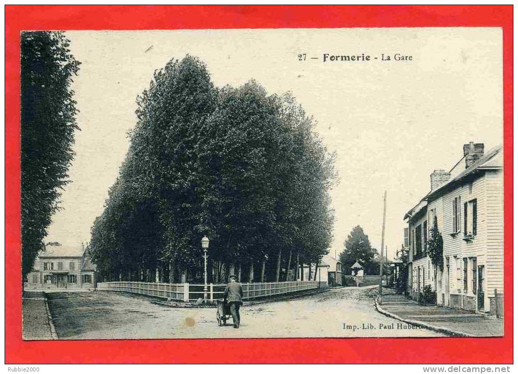 FORMERIE 1916 LA GARE CARTE EN TRES BON ETAT - Formerie