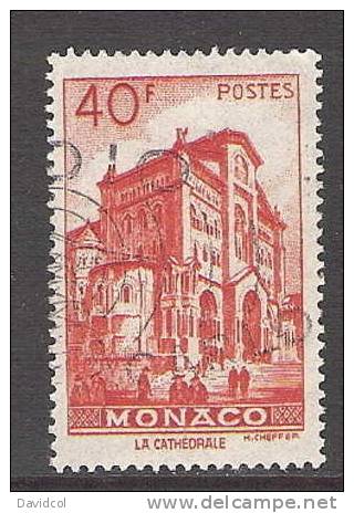 Q282.-. MONACO .-. 1949.- SCOTT # : 231 .-. USED .-. MONACO VIEWS. - Used Stamps