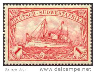 German SW Africa #31 SUPERB Mint Never Hinged 1m From 1912 - German South West Africa