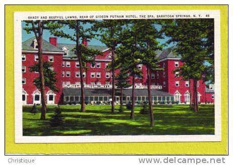 Gideon Putnam Hotel, The Spa, Saratoga Springs, NY.  1910-20s - Saratoga Springs