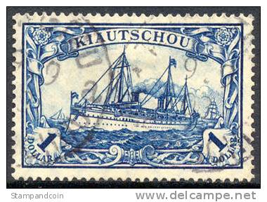 German Kiauchau #30 SUPERB Used $1 From 1905 - Kiautschou