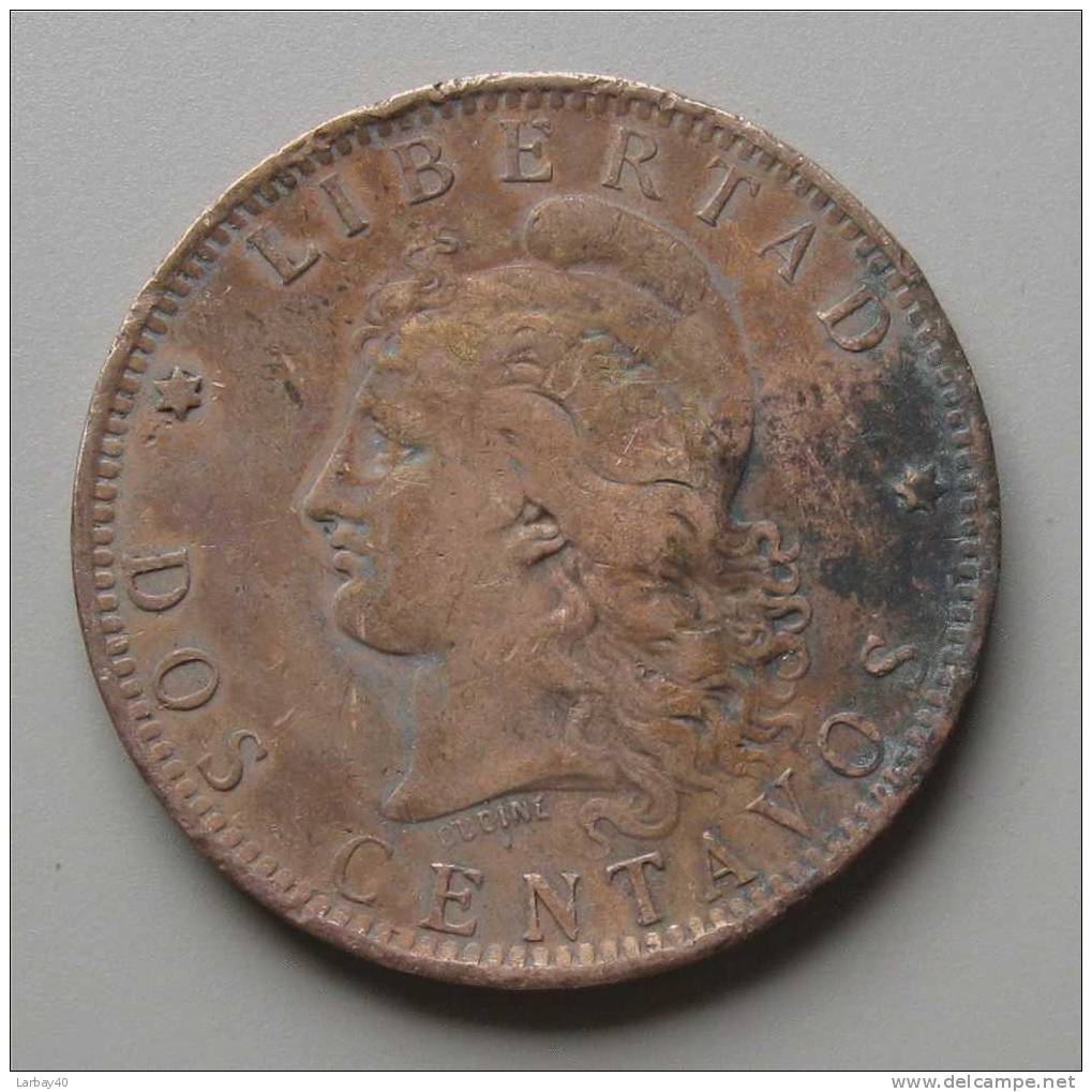 1 Piece Dos Centavos 1891 - Argentina