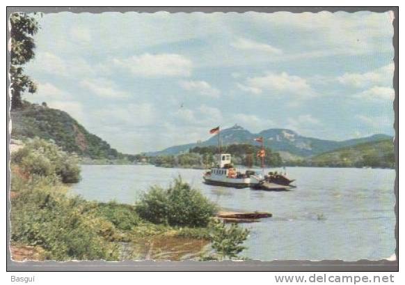 CPSM Allemagne, Rheinfahre Rolandseck, Bad Honnef Mit Rolands-Bogen, Insel Nonnenwerth Und Drachenfels - Remagen