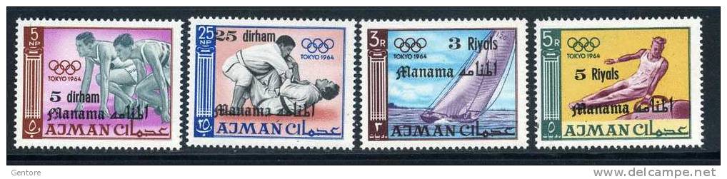 SAUDI ARABIA MANAMA 1966  Olympic Games Cpl, Set Of 4 Value Cat. Yvert N° 1C   Absolutely Perfect MNH ** - Summer 1964: Tokyo