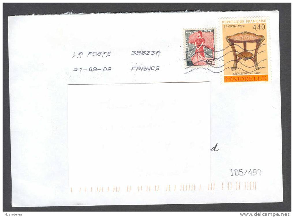 France La Poste 2009 Cancel Cover To Denmark Majorelle - Brieven En Documenten