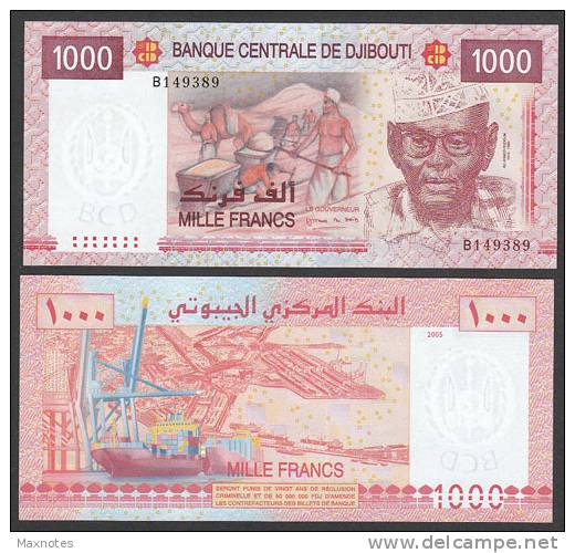 DJIBOUTI : Banconota 1000 Franchi - 2005 - FDS - Altri – Africa