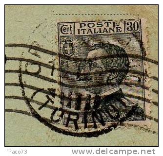 ORBASSANO  19.02.1927 - Card Cartolina - "Fabbrica Acque Gassose GRASSIS & AVANTANEO"  Firma Cent. 30 Isolato - Reklame