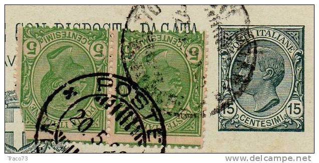 VENAFRO  19.05.1922 - Card Cartolina - "Ditta  LEOPOLDO UZZI  Fu  ANTONIO "  Firma - Interessante Affr. - Pubblicitari