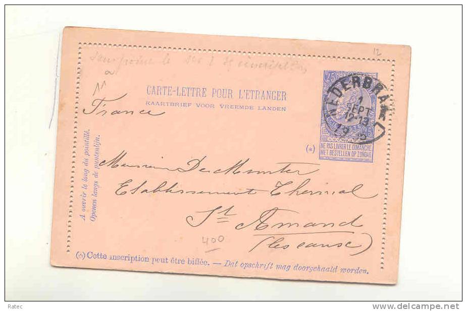 11a  Nederbrakel Vers St Amand Les Eaux - Cartes-lettres