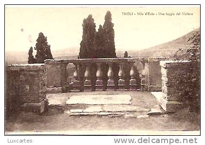 TIVOLI . VILLA D'ESTE. UNA LOGGIA DEL VIALONE. - Tivoli