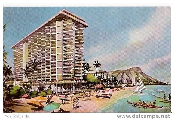 America - Surfider Hotel On Waikiki Beach, Hawaii    CC942 - Big Island Of Hawaii