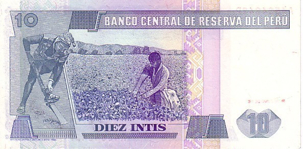 PEROU  10 Intis Daté Du 28-06-1987   Pick 129   ****BILLET  NEUF**** - Perú