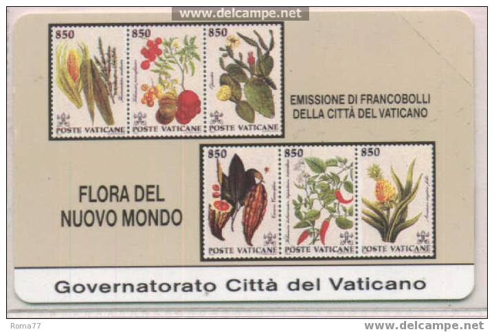 117 - VATICANO , FLORA SCADENZA 31/3/95 . NUOVA MAGNETIZZATA - Vatikan